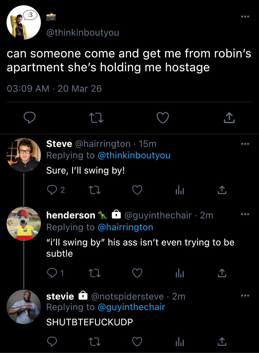 lonelyizzland's tweet image. ☆ — you are in love

— a #steveharrington x reader SMAU / #spiderman steve AU

you run the biggest spider-man fan page on twitter, unaware that the masked superhero is actually your best friend, steve harrington. but he’s not exactly aware that you’re running the fan page either