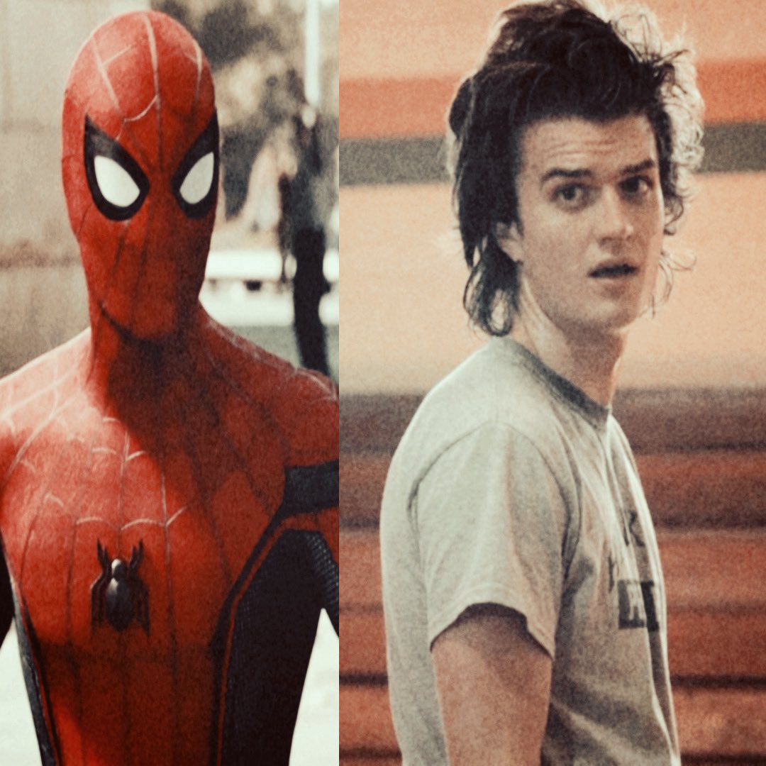 lonelyizzland's tweet image. ☆ — you are in love

— a #steveharrington x reader SMAU / #spiderman steve AU

you run the biggest spider-man fan page on twitter, unaware that the masked superhero is actually your best friend, steve harrington. but he’s not exactly aware that you’re running the fan page either