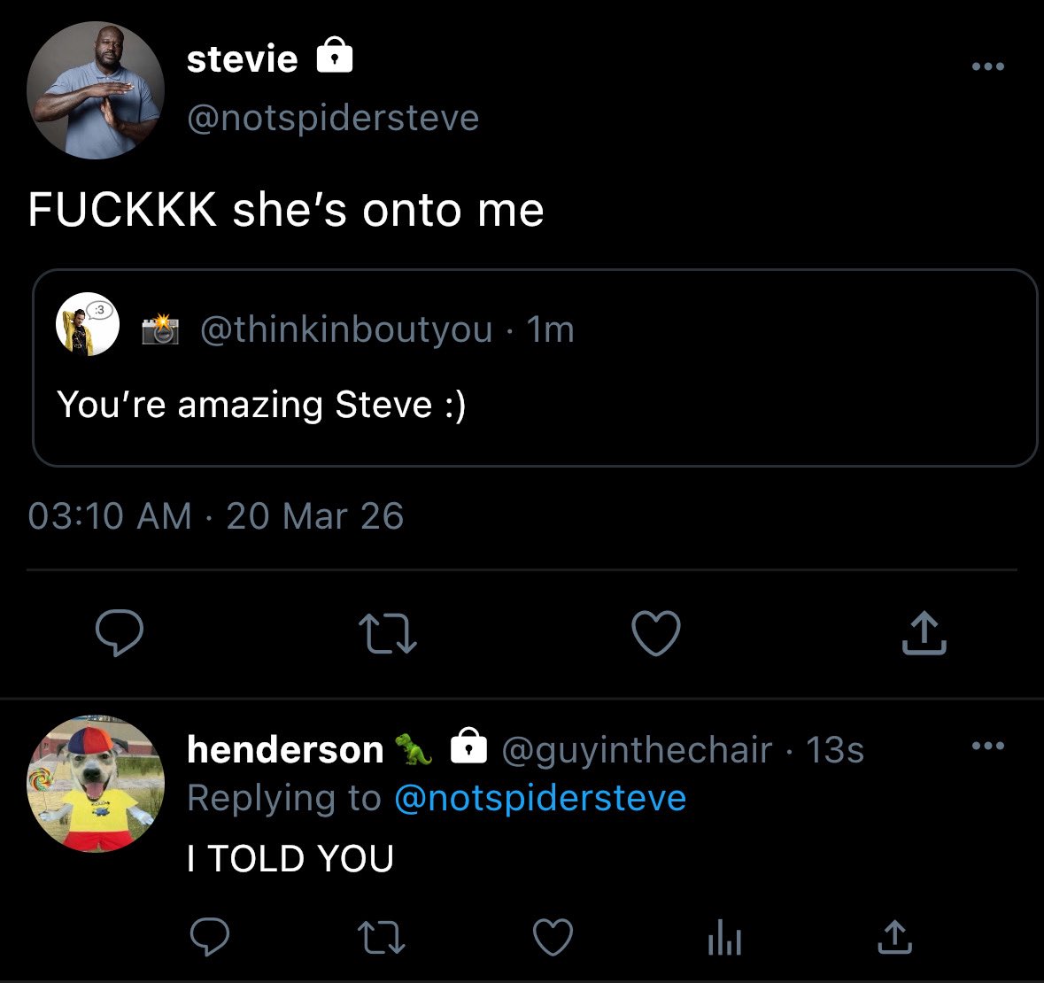 lonelyizzland's tweet image. ☆ — you are in love

— a #steveharrington x reader SMAU / #spiderman steve AU

you run the biggest spider-man fan page on twitter, unaware that the masked superhero is actually your best friend, steve harrington. but he’s not exactly aware that you’re running the fan page either