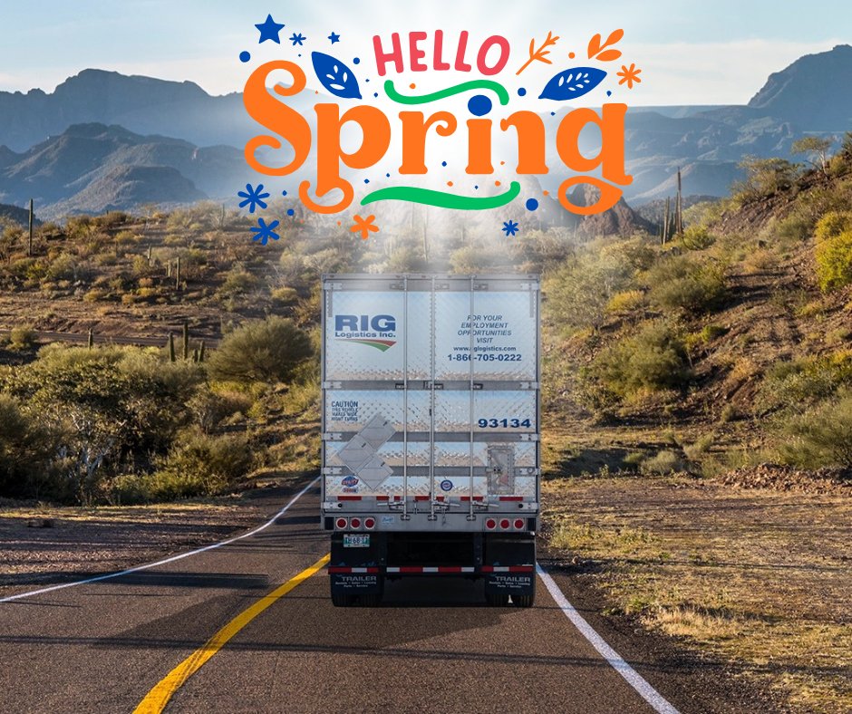 Today marks the first day of spring.
A new season, a fresh start, and longer days ahead 🚛
