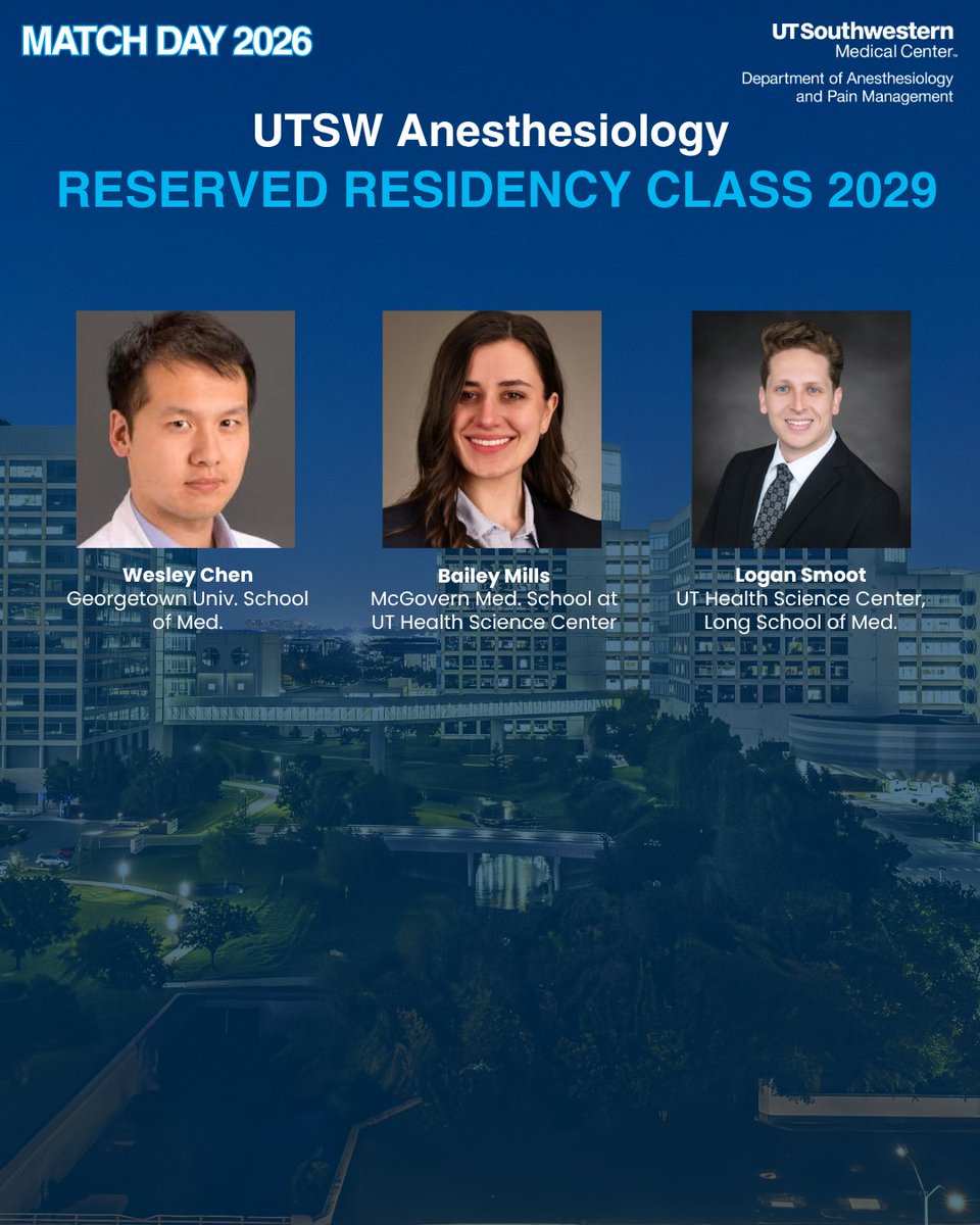 UTSW Anesthesiology tweet media