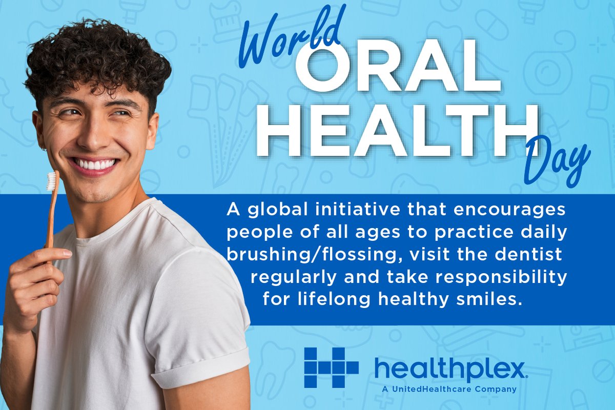 HealthplexDentl's tweet photo. #WorldOralHealthDay #dental #oralhhealth #dentist #smile #healthplex #Brushing #flossing #mouthwash #healthyhabits https://t.co/CH1YYI4Xcc