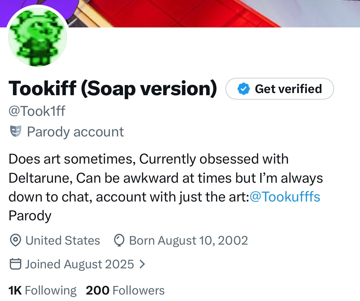 Tookiff (Soap version) tweet media