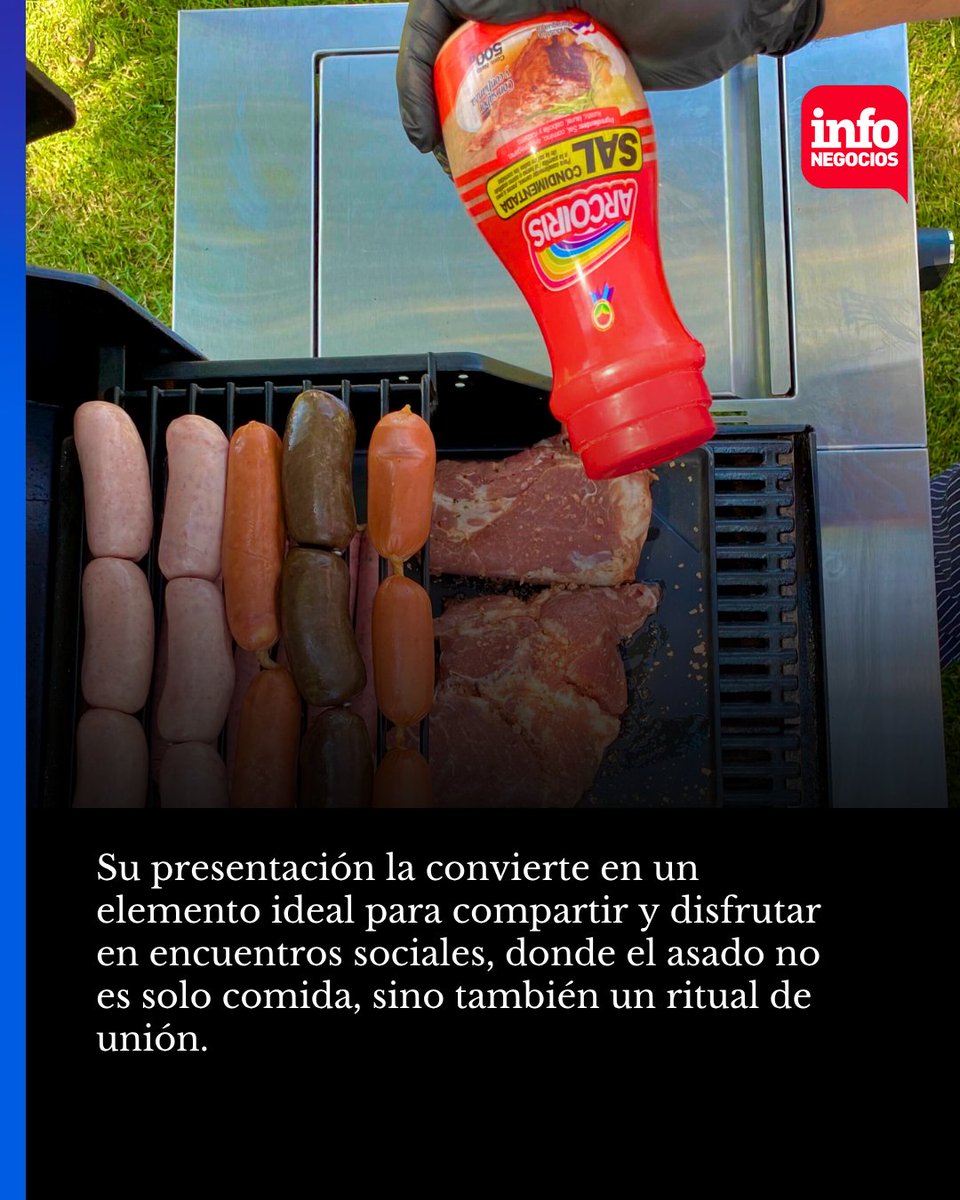 InfoNegocios_PY's tweet photo. 〽 #InfoBrand | 

¡El secreto de un buen asado está en el detalle! 🍖🔥 

Por el Día del Parrillero, Arcoiris presenta su línea de sales condimentadas: el toque especial que revoluciona cada corte y transforma la tradición en una experiencia única. 🧂✨ 

https://t.co/sS9Lt07azV https://t.co/cJCAcDhA1R