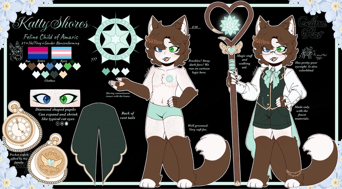 celina_kat's tweet photo. Finally been locking in and working on reference sheets and semi-finalizing designs for my ocs. 
If you want to learn more about my beloved boy you should check out his Unvale page ;3 
https://t.co/LaYSxduslP

~~˚ʚ♡ɞ˚~~
#Art #oc #originalcharacter #digitalart #ocart #refsheet https://t.co/bknC76Hzbk
