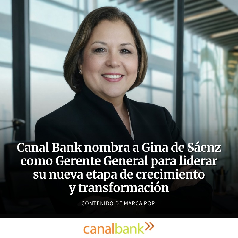 prensacom's tweet photo. Canal Bank anunció la incorporación de Gina de Sáenz como Gerente General de la entidad. 

Contenido de Marcas presentado por @CanalBankPTY