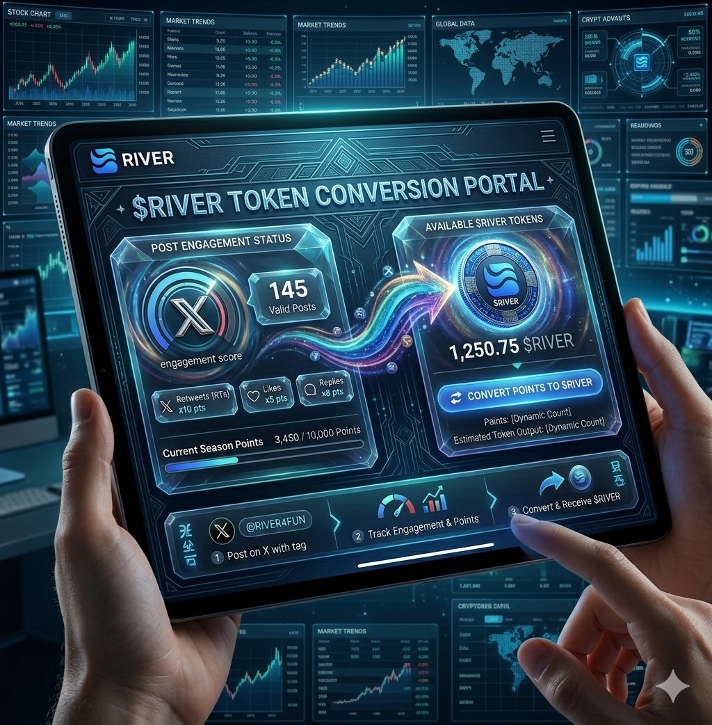 If you missed this free earning opportunity You can't recover it.

Now have loot of tiem you should join and earn you share simple task big profit. 

Just make some post in Twitter(X)
And mantion <a href="/River4fun/">River4FUN 🐝</a> eaarn point more engage more point.
Link bellow🔻
app.river.inc/fun?ref=adanmd…