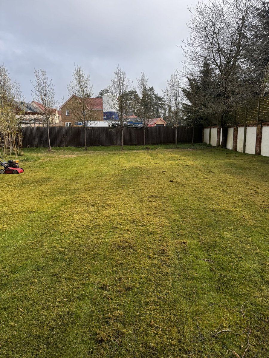 DH_Maintenance's tweet image. Good to have another #dry #day - plenty done first thing - &amp;amp; still lots to do - #scarifying &amp;amp; prepping for #seeding 👍