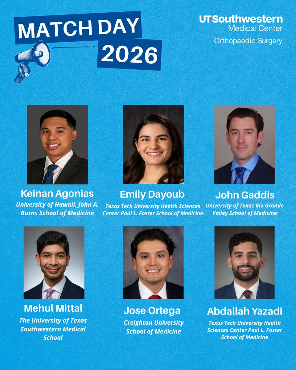 UTSW Orthopaedic Surgery tweet media