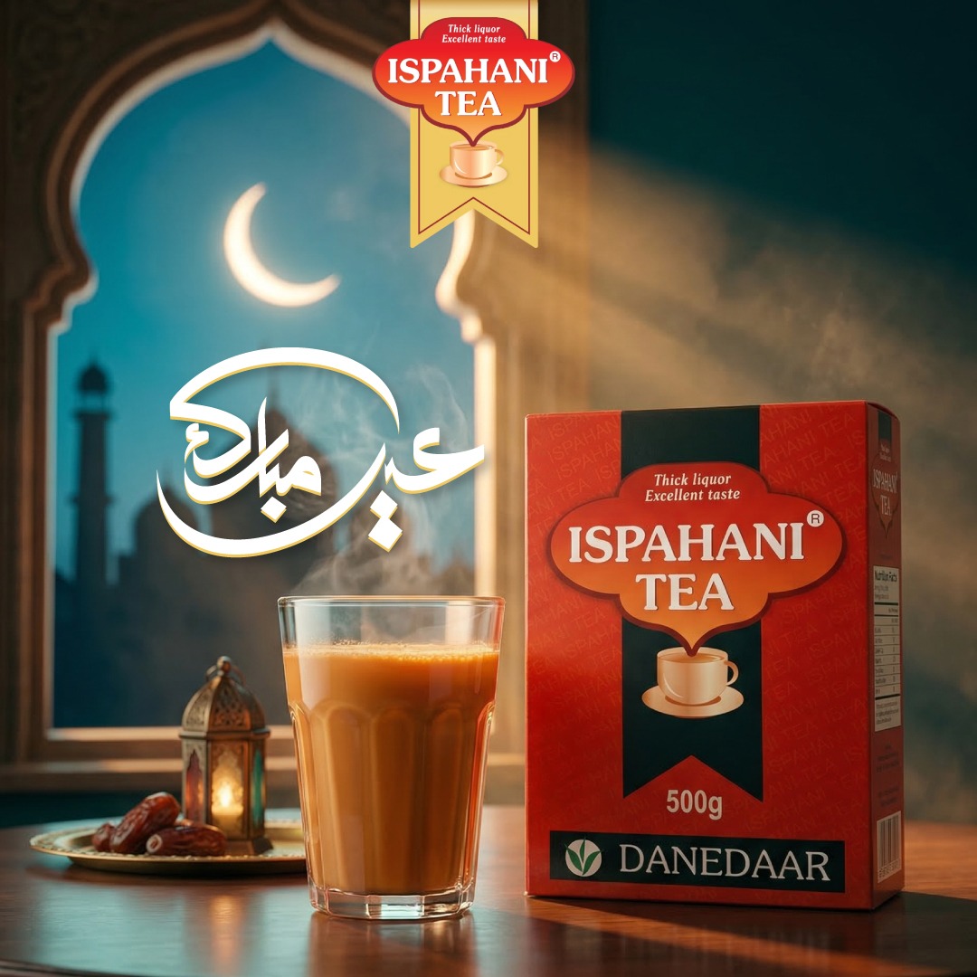 TeaIspahani's tweet photo. Rooted in tradition, brewed with warmth.
#CelebrateEid with the richness of every cup.
Eid Mubarak from Ispahani Tea.
#IspahaniTea #TeaTradition #EidMoments #ChaiCulture #EidMubarak #Togetherness #عيد_الفطر_١٤٤٧ه #٣٠_رمضان #EidWishes #CelebrateTogether https://t.co/KCenN9JDUa