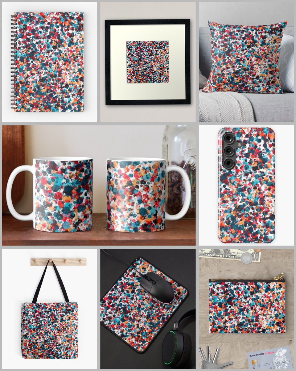 Brightful's tweet photo. Colourful Abstract Designs
Available on multiple products on my Redbubble shop.
https://t.co/vr96YvIj9U 
#findyourthingredbubble #brightfulcreations #abstractart #digitalpainting #colourful #giftideas https://t.co/dUUiRhEKpJ