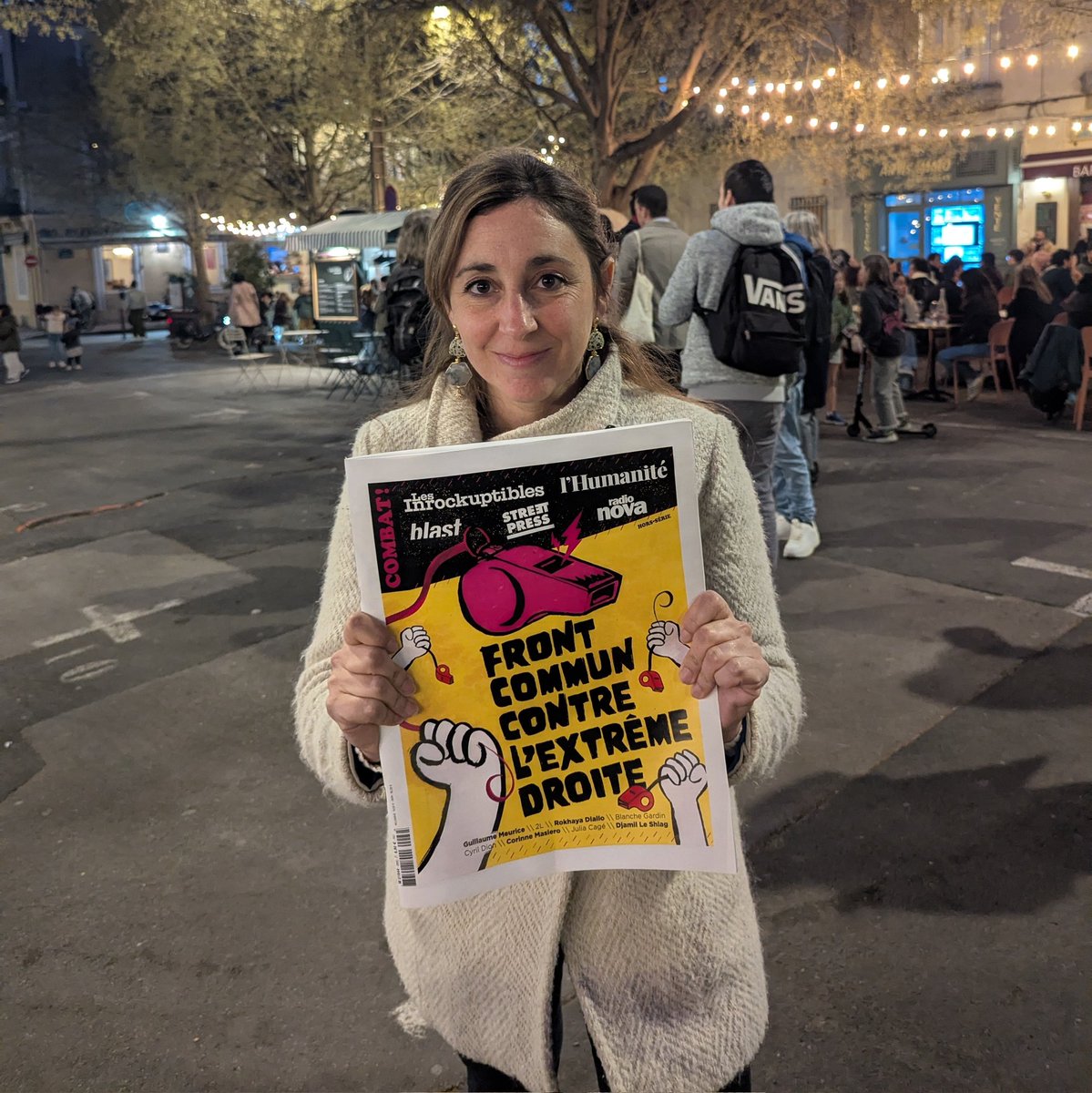 JuliaMignacca's tweet image. Le 22 mars à #Montpellier : mobilisation contre l’extrême droite. Pas d’ambiguïté. Soutien aux médias indépendants et à une gauche claire, antifasciste. La lutte est quotidienne, elle passe aussi par les urnes.