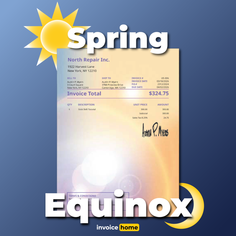 Invoice Home tweet media