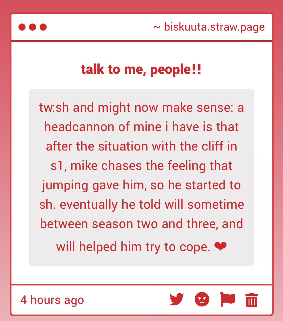 pack it up the headcanons are starting to hurt too much /lh