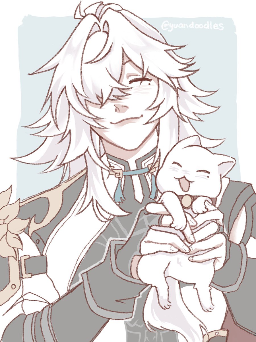 Hi! I'm back (fr this time)

Been going through a lot mentally the past few months. Glad to say that I'm quite in a good headspace right now! Have #JingYuan and Jing Nyan as an apology for the inactivity!!