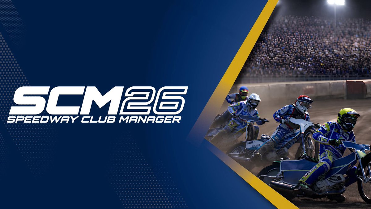 SpeedwayClubMan's tweet photo. Sezon żużlowy 2026 wystartował! 🥳
Tymczasem my uchylamy rąbka stylistycznej tajemnicy o kolejnym wydaniu gry 🔥
Więcej informacji wkrótce! 💪😎 https://t.co/h3gPkgUFnP