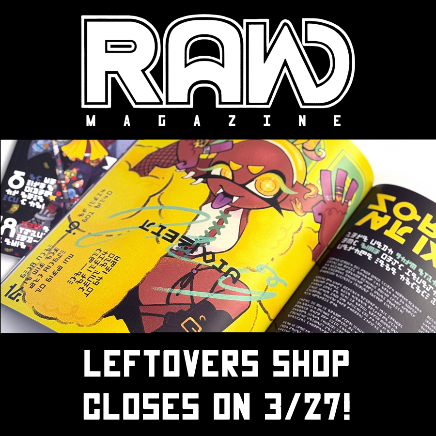 kate_visnaw's tweet photo. the raw magazine shop closes in 1 week!!  this is the last chance to secure a copy - there’s only a handful of stock left! check out the link in my bio~☆

[ #splatfest #splatoonzine #splatoon3 ] https://t.co/7REgg8POk3