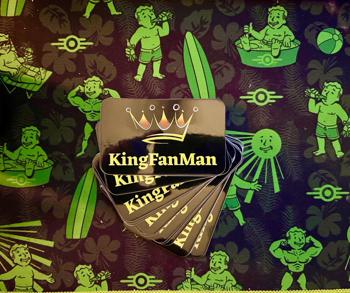 Got some new very cool KingFanMan stickers!!