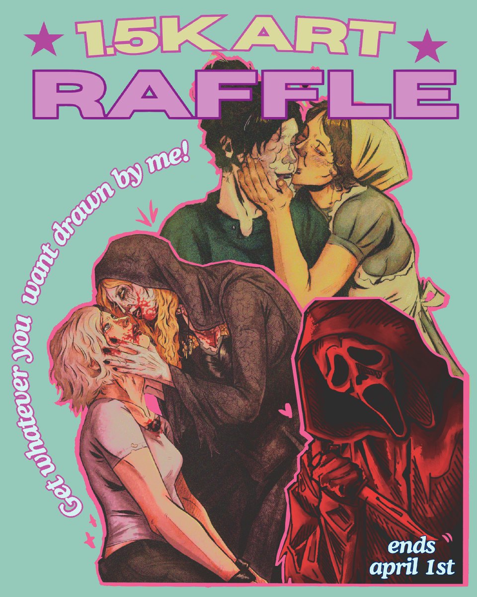 ITS RAFFLE TIME!  

⭐️Prize: 1 Fullbody fullcolor illustration  

How to enter: 
1⃣Follow this account
2⃣Like and RT this post
3⃣(optional) Comment your character/who you'd like me to draw!

The winner will be announced 4/1 - thanks for the generous 1.5k !