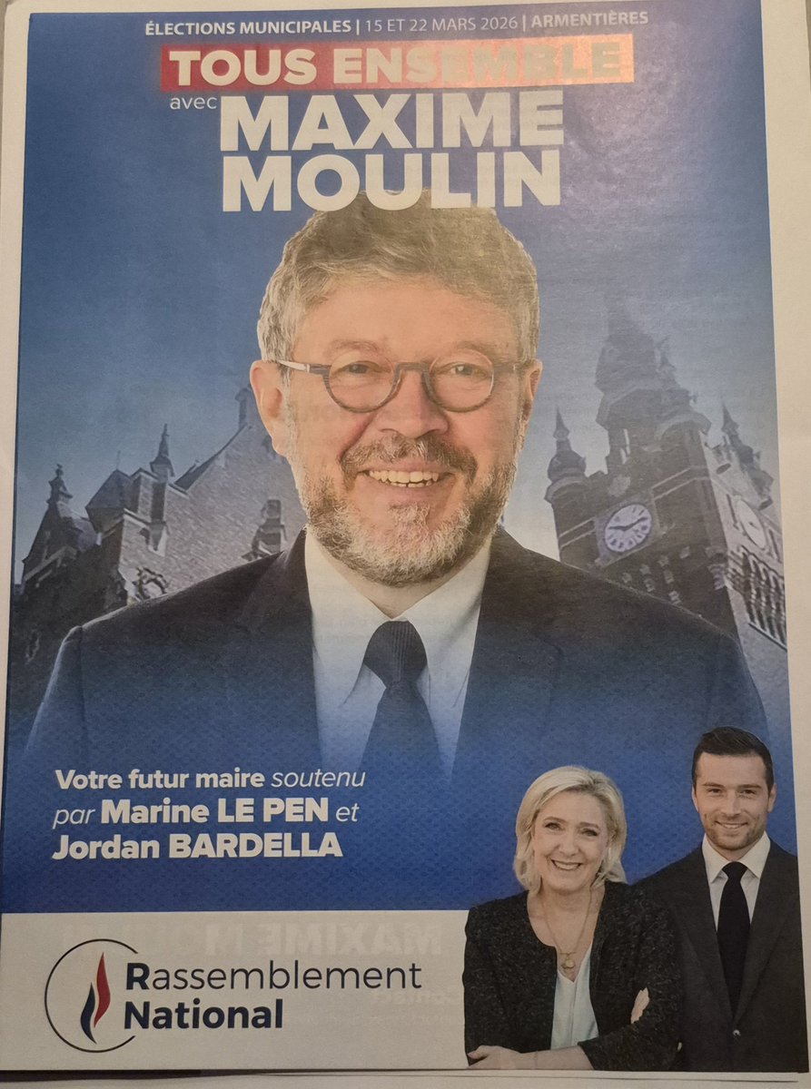RJonathan59's tweet photo. Chères Armentiéroises chers Armentiérois.
Dimanche, prenez part au changement en votant pour le candidat @MXmoulin qui mène la liste " Une Autre Armentières, uni et solidaire "
Chaque voix compte : faites entendre la vôtre et ne laissez personne décider à votre place.
#RN59 https://t.co/fJY00CVLqi