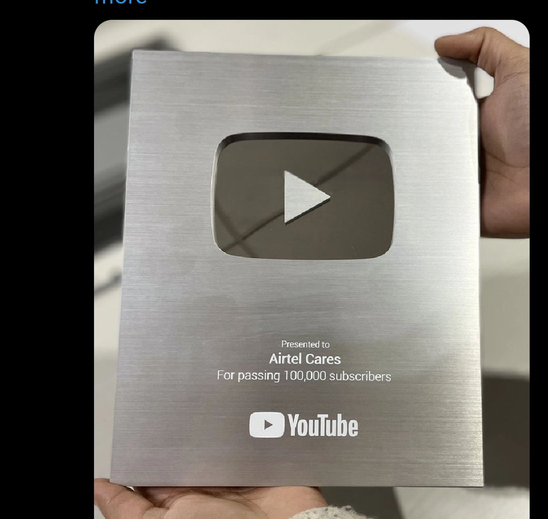 GauravPushpa's tweet photo. @Airtel_Presence Airtel Cares celebrating a YouTube milestone while customers suffer? I’ve been facing issues for 10 days after porting.Instead of celebrating, focus on resolving real problems. This is very bad.I told you guys that my mother is facing issues, you dnt even bother. https://t.co/g5gexez28Q