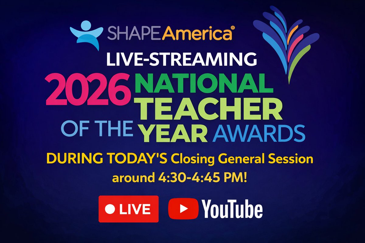 SHAPE America tweet media