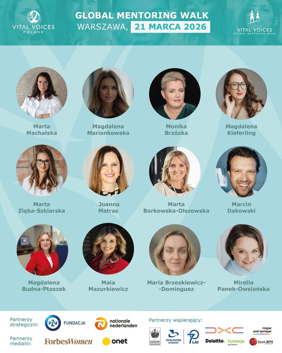 Maleeeenna's tweet photo. ✨Looking forward to tomorrow’s @VitalVoicesPL Global Mentoring Walk 2026 - excited to mentor, support, and walk alongside incredible women.💖 

Media partners: @ForbesWomen, @OnetWiadomosci https://t.co/LTgBIG895u