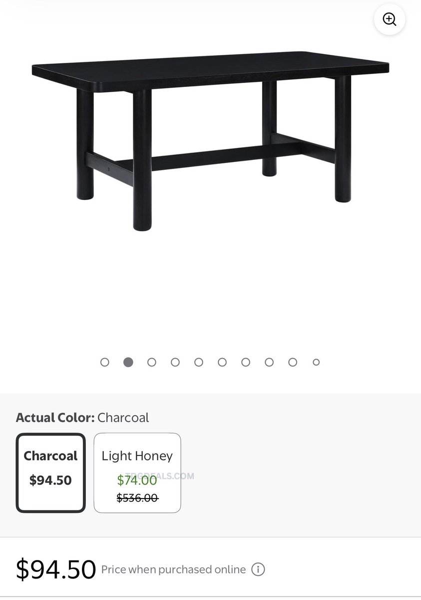 thedealsguy_'s tweet photo. $94 Better Homes &amp; Gardens Adlin 70 in Rectangle Dining Table, Light Honey

Normally $536

https://t.co/MJf3Dx17C0

#PaidAd https://t.co/0W88vg95tA