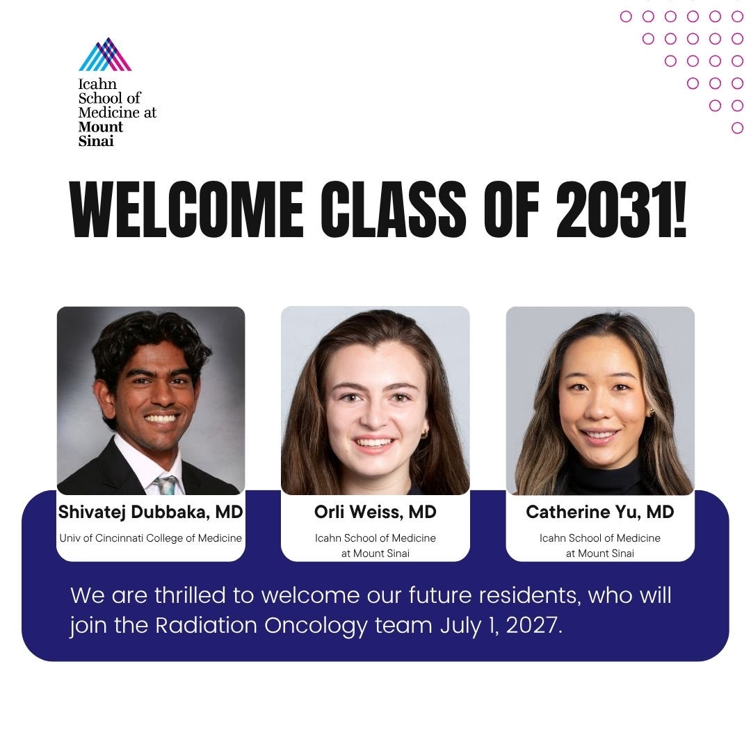 Mount Sinai Radiation Oncology Residents tweet media