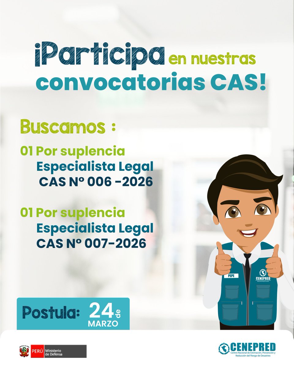 CENEPRED tweet media