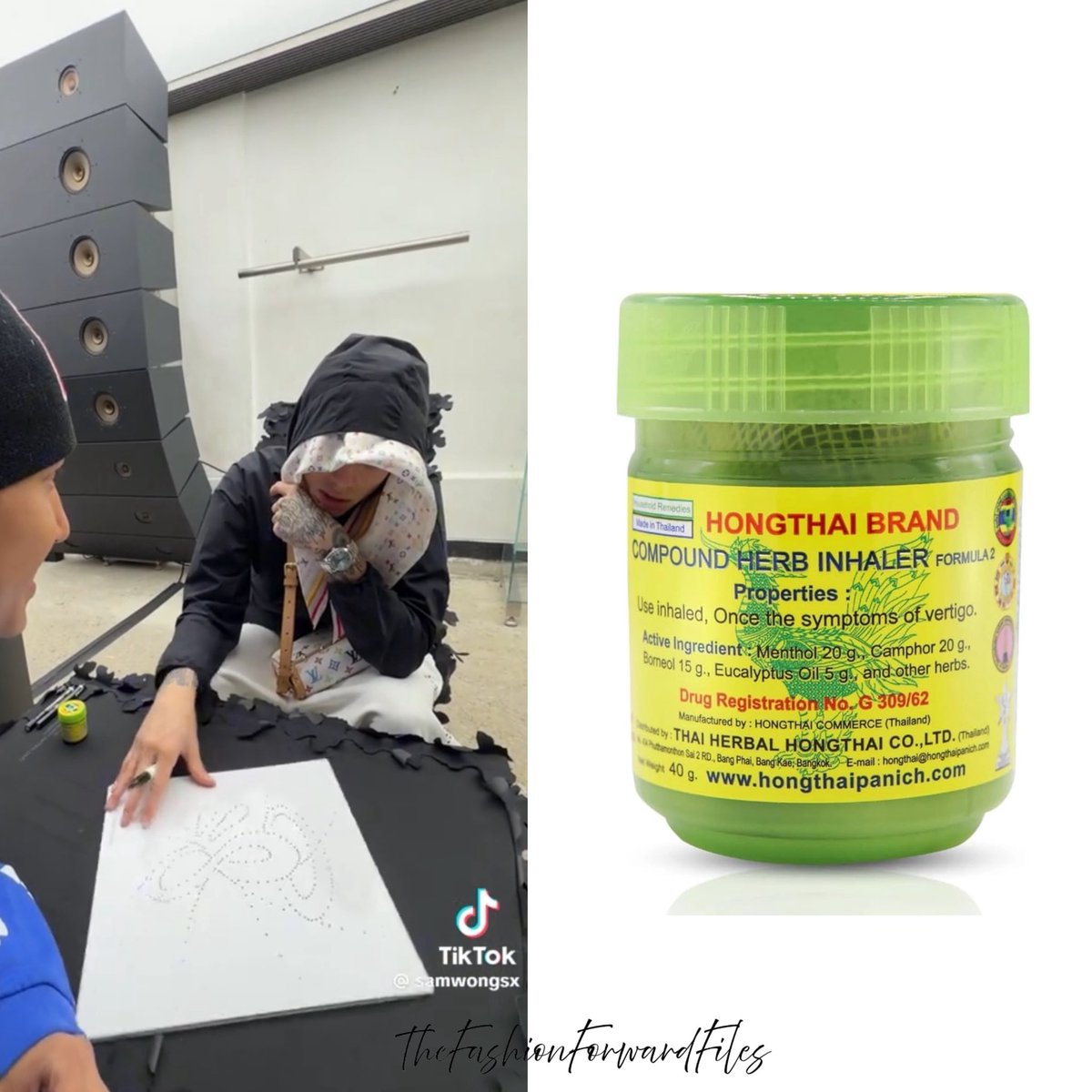 FashFwrdFiles's tweet image. Central Cee has a Hong Thai Traditional Thai Herbal Inhalant, a popular Thai aromatherapy product.. Photo credits to samwongsx

-
#centralcee #hongthai #centralceeedit #centralceetypebeat #centralcee23 @centralcee
