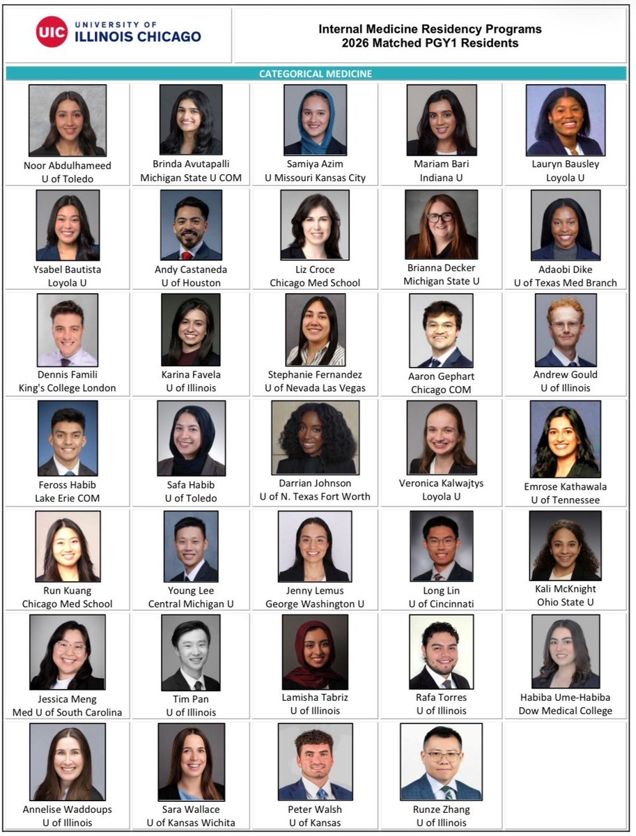 University of Illinois Department of Medicine tweet media