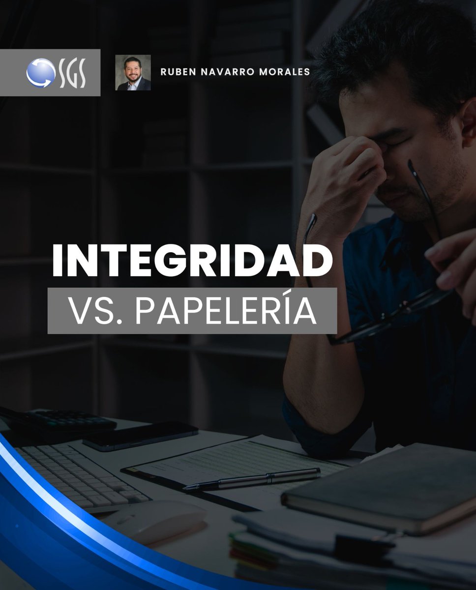sgsmx's tweet photo. ¿Tu cumplimiento es real o solo es "papel"? 🛡️

En 2026, un manual perfecto guardado en un cajón es el camino más corto hacia una revocación de licencia. La autoridad ya no busca documentos; busca trazabilidad operativa. https://t.co/eZARzExLJF