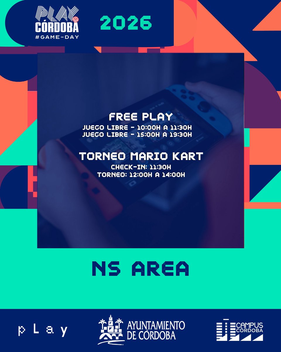 playgenpro's tweet photo. ⏰ Horarios y actividades
🎮 eSports | 🃏 TCG | 🕹️ Free Play
🎤 Shows | 🥽 VR | 🏎️ SIM
💃 Just Dance | 🧱 LEGO
⠀
Prepárate para un día de gaming non-stop 🔥
⠀
🟢 Play Córdoba #GameDay
📅 21 marzo · 📍 Campus Córdoba
⠀
#PlayGeneration #PlayCórdoba #GamingEvent https://t.co/awQXJTvlKL