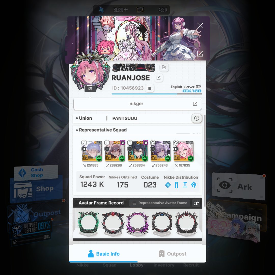 ruanjose01's tweet photo. 3 years? damn, you must be really high lvl and surely ended in the top 3% for the last 5 solo raids at the very least just like me then, am I right? 
You're surely not just larping like those nikke ''super fans'' who somehow are still around sync lvl 200-300 after years of ''playing'' the game?
