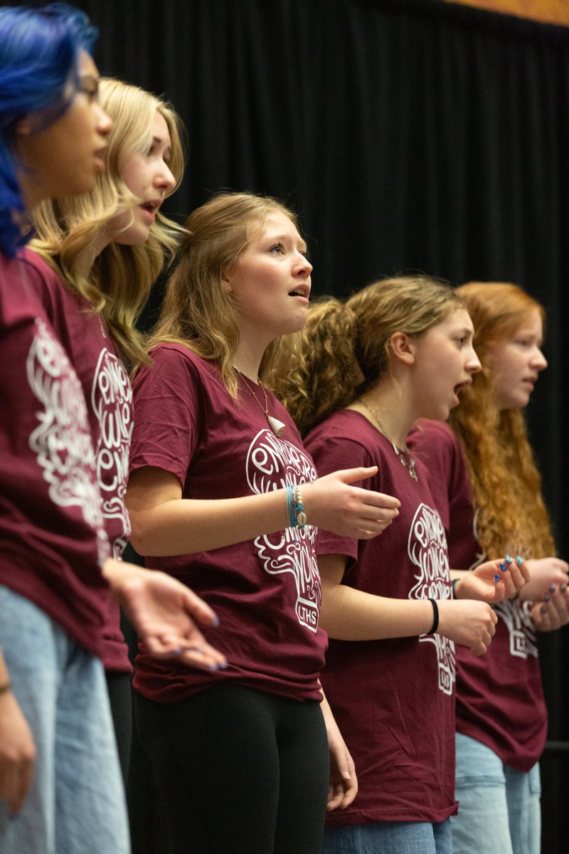 ilprincipals's tweet photo. And then… the room felt it. 🎤 Vocal Point A Capella Group from Lockport Township High School (at the direction of Jean Garcera) didn’t just perform — they reminded us of the power of voice…it changes everything. #ILWELLSummit https://t.co/dvAguFa99L