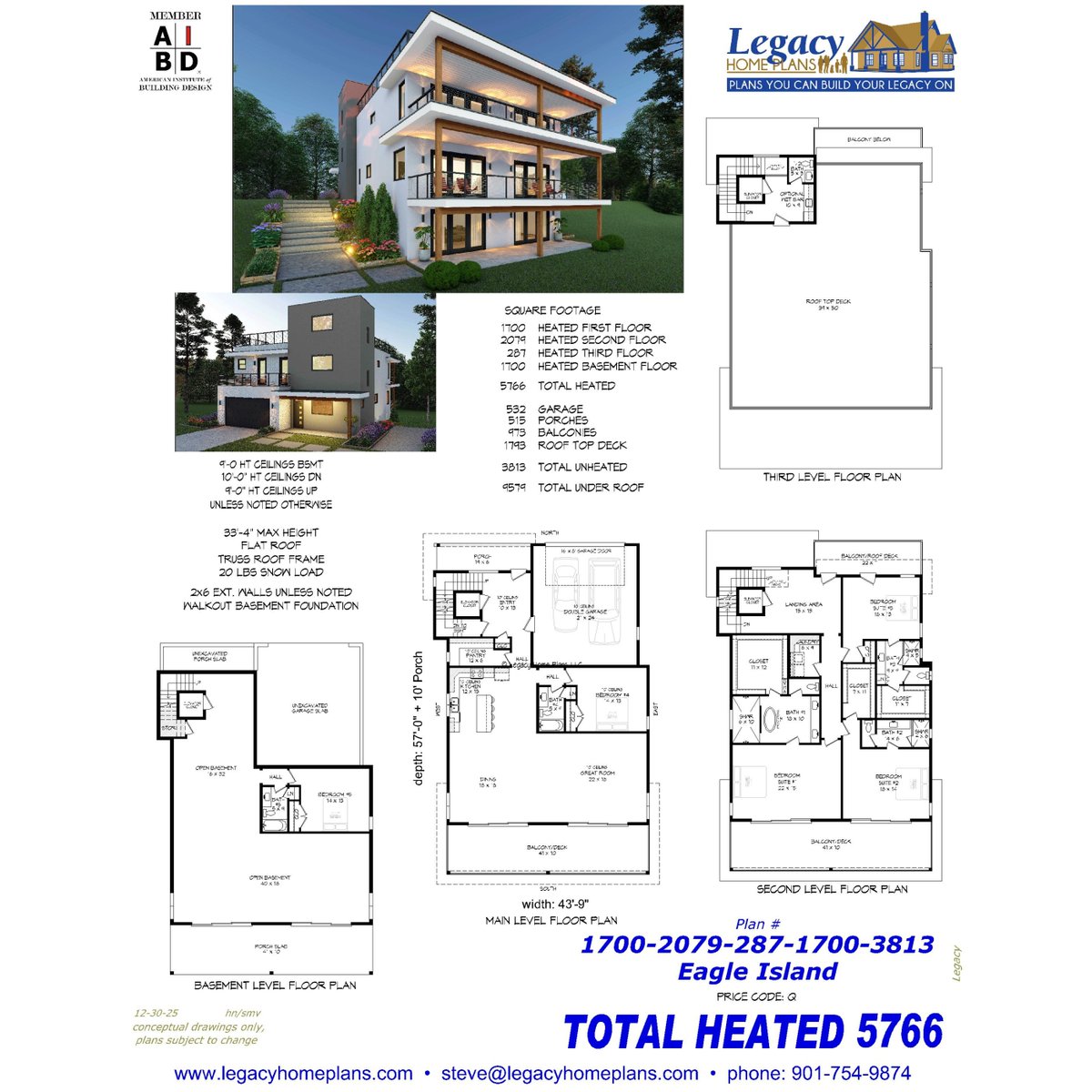LegacyHomePlans's tweet image. Design a modern home with multiple levels, rooftop living, and standout outdoor spaces.

featured plan: 1700-2079-287-1700-3813 Eagle Island

🔗 LegacyHomePlans.com

#ModernHome #LuxuryLiving #HousePlans