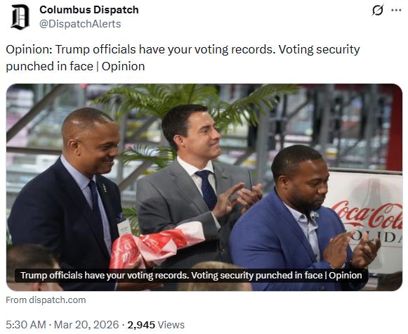 Verify Ohio by Ohio Secretary of State tweet media