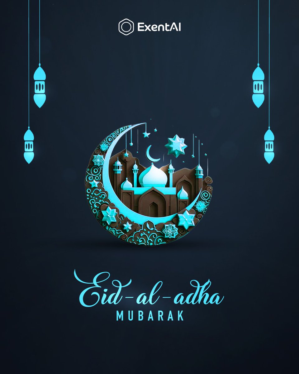 exentai's tweet photo. Eid Mubarak from ExentAI. Celebrating smarter growth and transformation.
#EidMubarak #AI #Innovation #BusinessGrowth https://t.co/zP6MBgeEXD