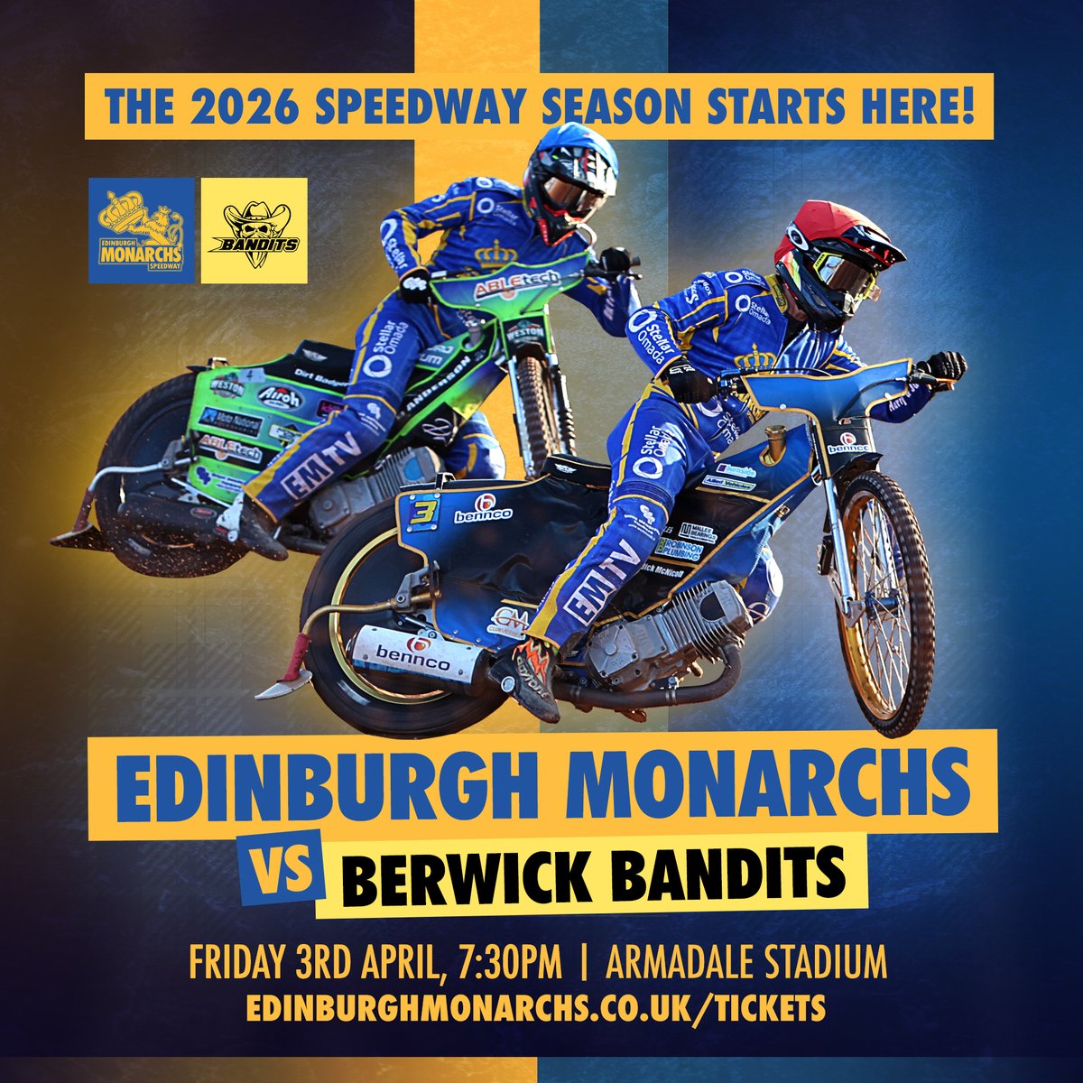 Edinburgh Monarchs Speedway tweet media