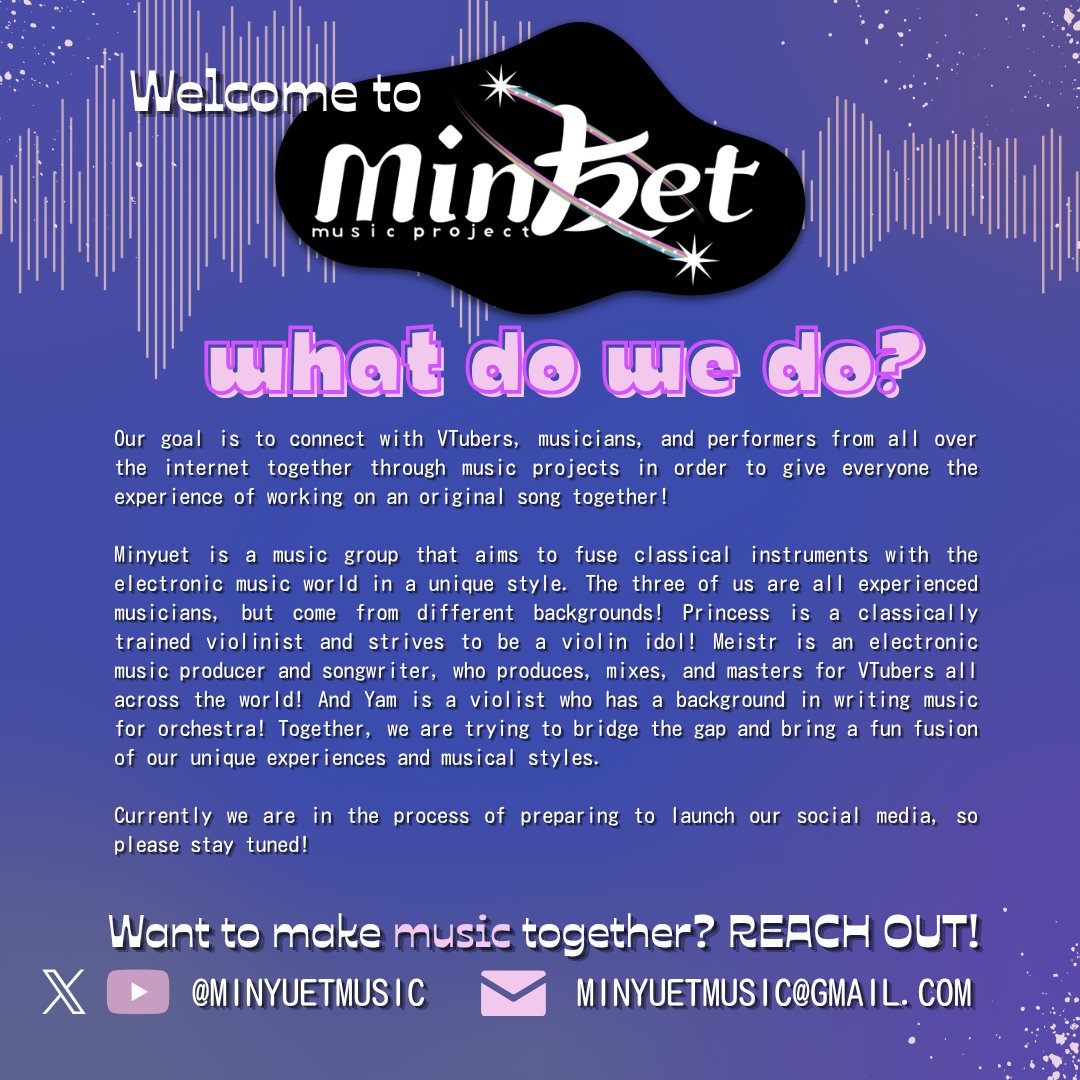 Minyuet Music Project tweet media