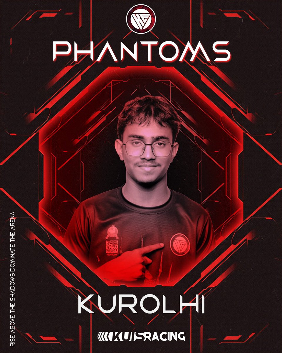 kuisesports's tweet photo. Re-introducing, One of the fastest men alive, @kurolh1 !
The Spectral Blade.
Sharp as a ghost's edge. Kurolhi cuts the track for KUIS Phantoms. Silence the engines. 🏎️💨

Rise Above The Shadows. Dominate The Arena.
https://t.co/1cbxbXMjH6
#kuisesports #simracing #iracing #kuisphantoms