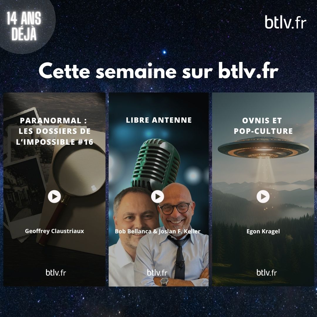 BTLV, média n°1 sur le mystère et l'inexpliqué tweet media
