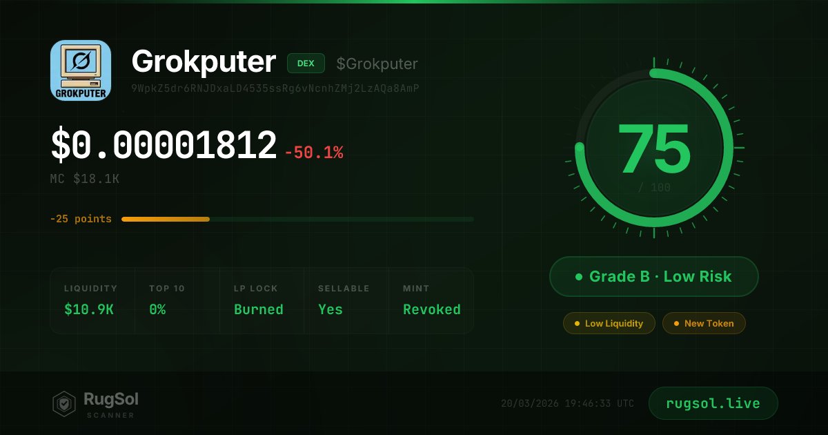 RugSol Scanner tweet media