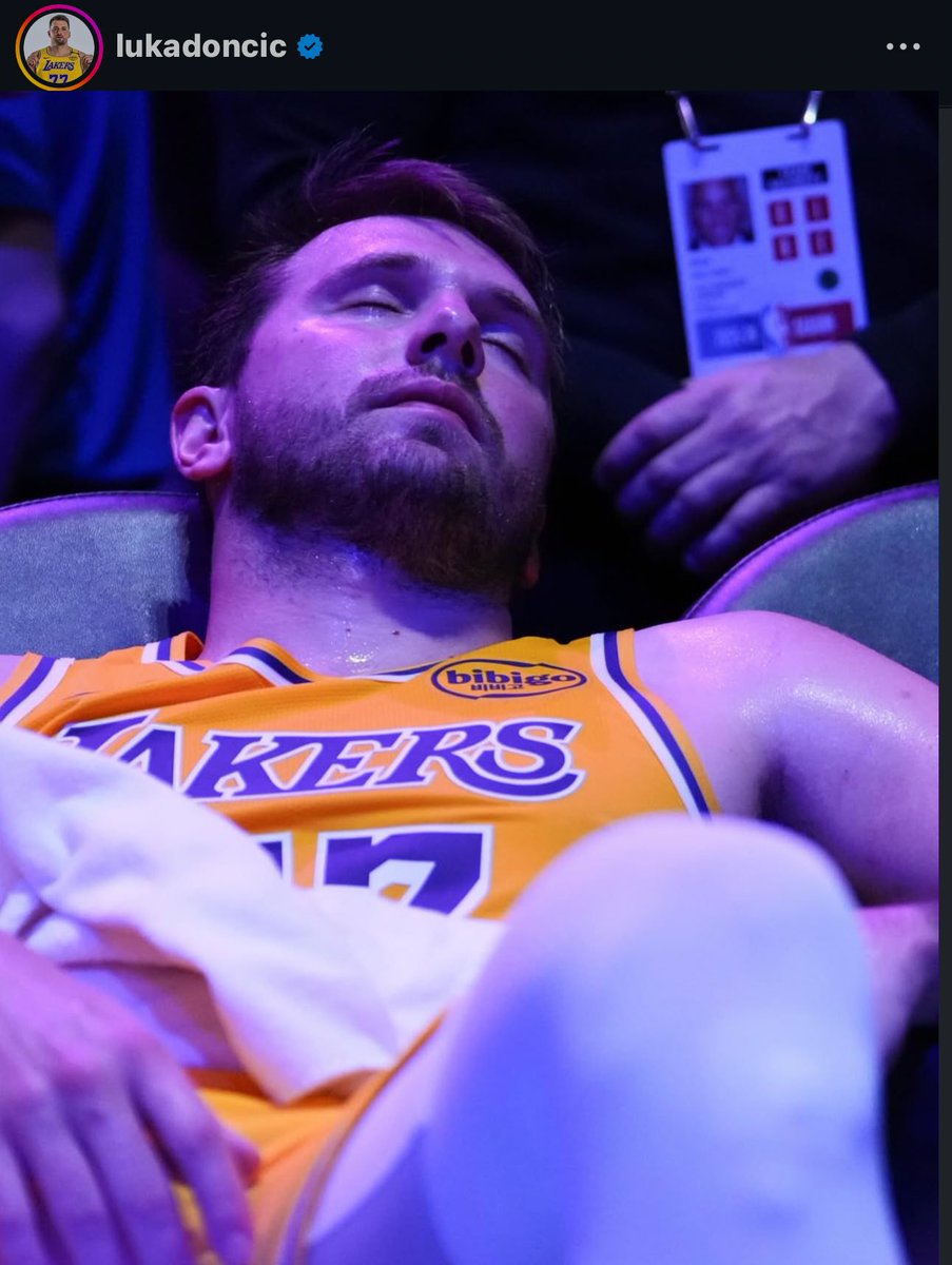 LakeShowYo's tweet photo. Luka on IG https://t.co/Ny6KepJUfu