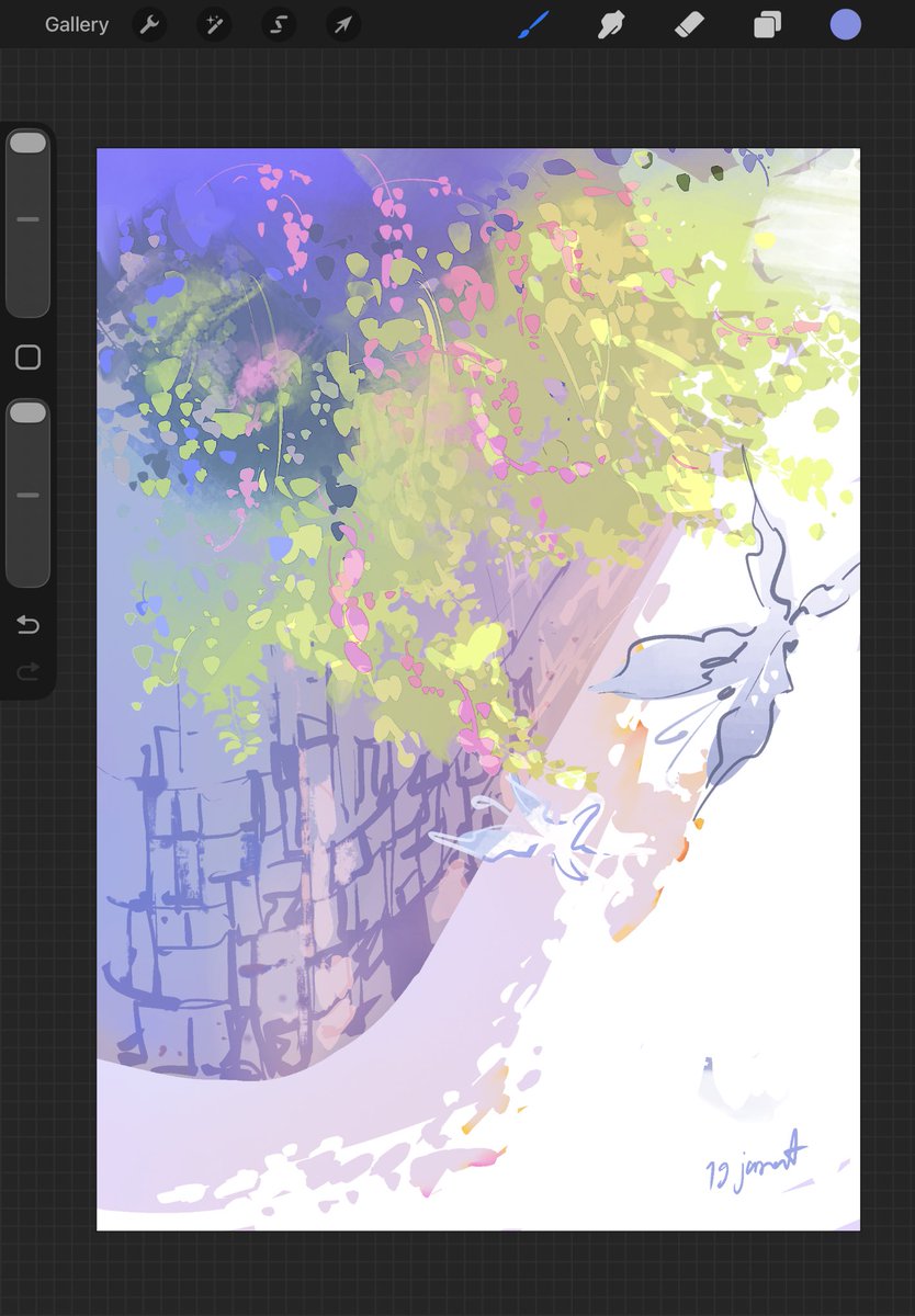 เลยเถิดมาก แค่จะวาดพุ่มไม้เล่น #jaratart