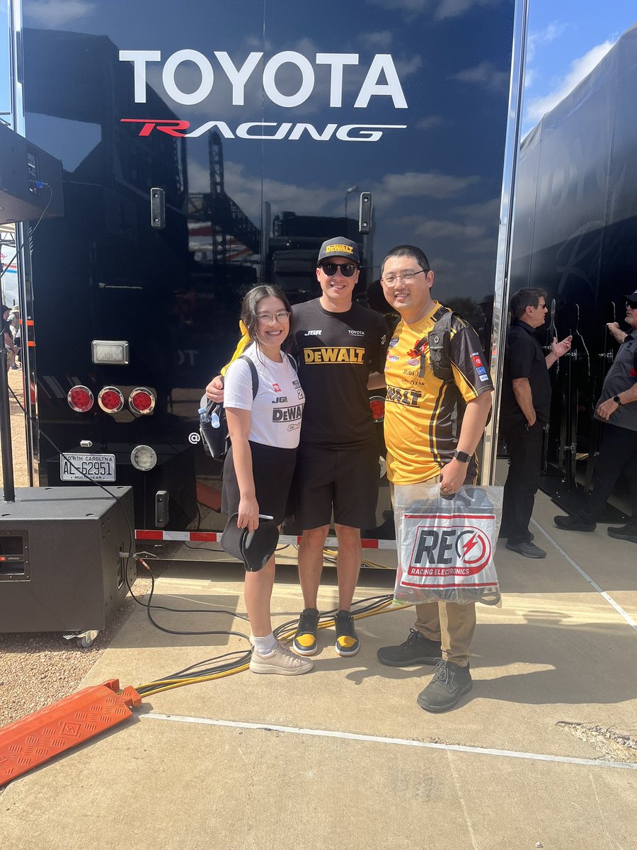 hi_brandy's tweet photo. We were lucky enough to see @CBellRacing and @mrs_morgan_bell  at COTA. Thank you, Christopher and Morgan for always being the kindest to us. You made our trip extra special.

We’re excited to cheer Christopher on all season! https://t.co/gfTtDrSz4g
