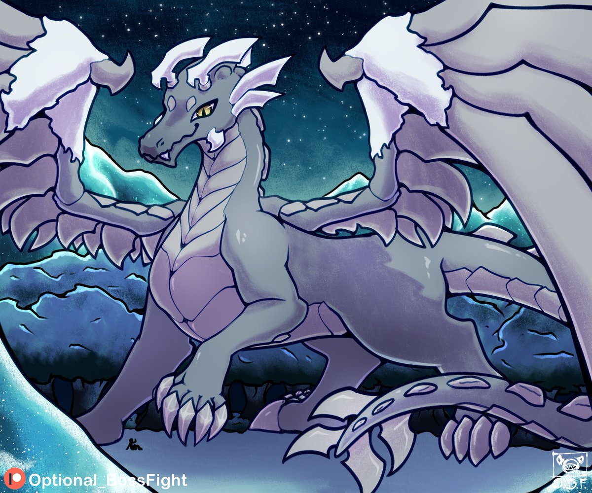 Dragon commission done for a commissioner on discord!