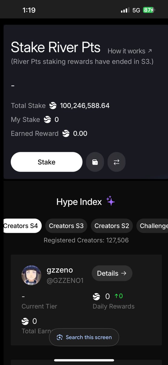 GZZENO1's tweet photo. $RIVER 
@River4fun 
Just today I joined this platform hope it’s help me lot https://t.co/MjHs1g9W2X
