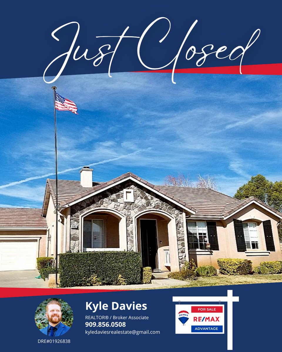 KYLEDAVIESREMAX's tweet photo. SOLD

#realestate #califroniarealestate #remax #realtor #homes https://t.co/3po1LhUyZp